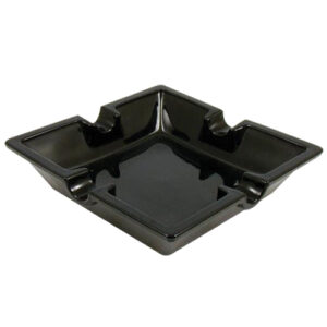 Cigar Ashtray – Black Ceramic 4stk