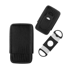 Cigar Case and Cutter Set – Robusto 3C – 81311